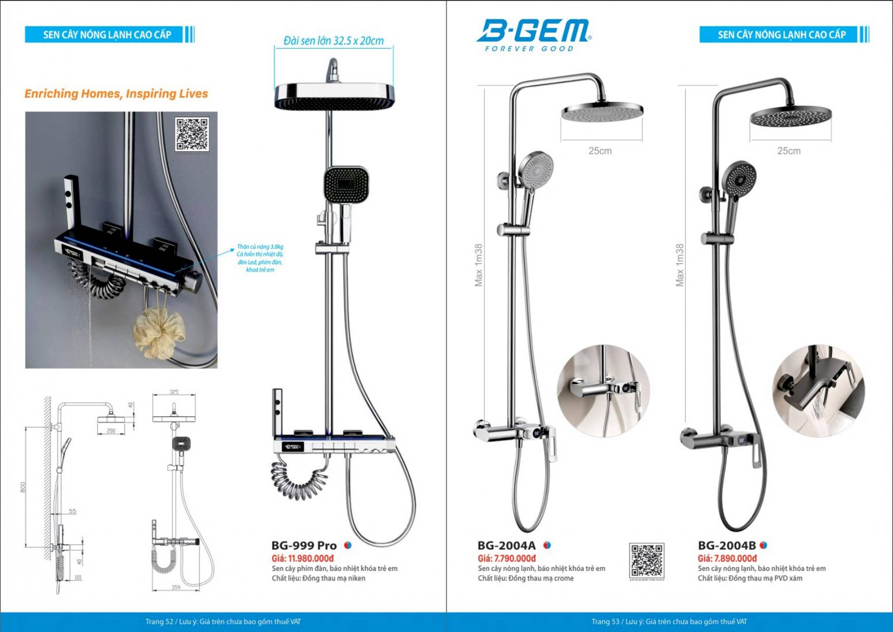 Thiết bị vệ sinh BGEM Catalogue và Bảng giá mới nhất  2024 /Page 27